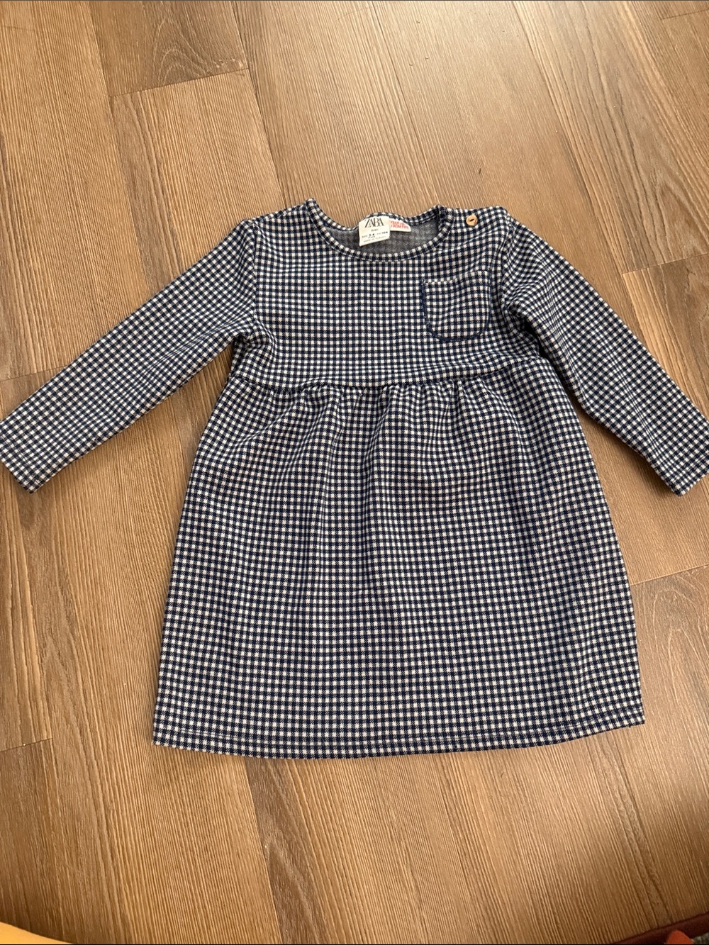 Zara gingham toddler girl dress - 3-4T